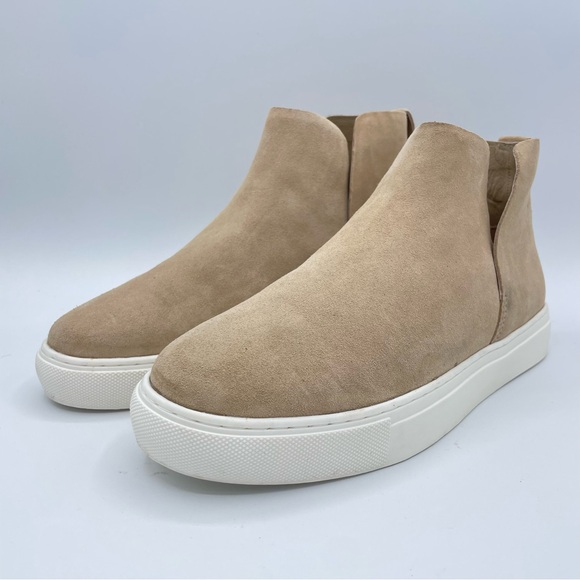 Birdies The Falcon Suede Sneaker Boot 9 Oat - Picture 5 of 16